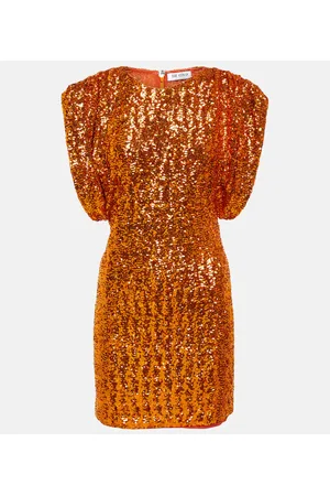 The Attico Vestido corto Annie con lentejuelas