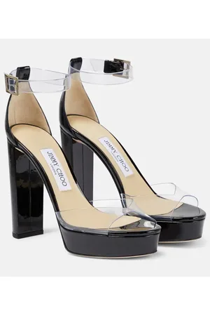 Jimmy Choo Sandalias Albi 120 de PVC y charol