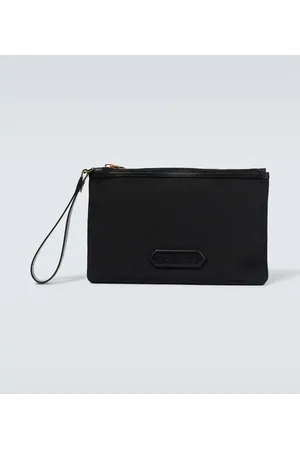 Tom Ford Pouch con de piel y logo