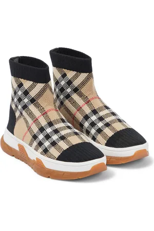 Burberry Zapatillas calcetín con Vintage Check
