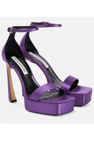 Victoria Beckham Sandalias con plataforma de satén