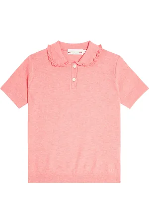 BONPOINT Polo Frynja en mezcla de algodón y lino