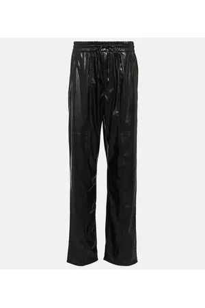 Marant Etoile Pantalones Brina de piel sintética
