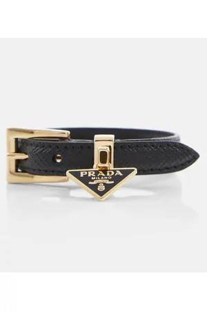 Prada Pulsera de piel Saffiano