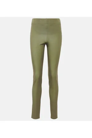 Joseph Leggings de gabardina de tiro medio