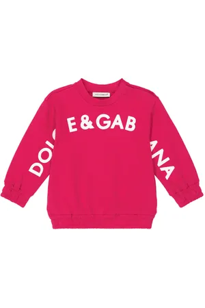 Dolce & Gabbana Sudadera en jersey de algodón con logo