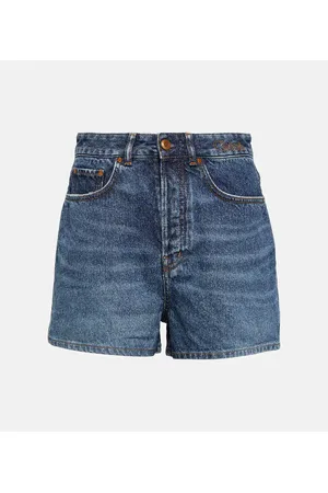Chloé Chloé Shorts denim de tiro alto