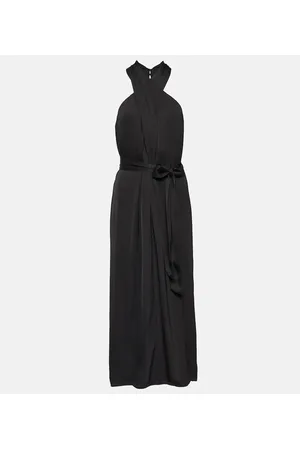 Velvet Vestido midi Stephanie de cuello halter