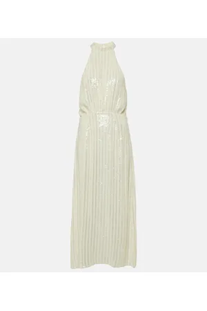 RIXO London Novia - vestido midi Vivienne con lentejuelas