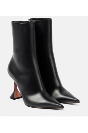 Amina Muaddi Botines Giorgia 95 de piel