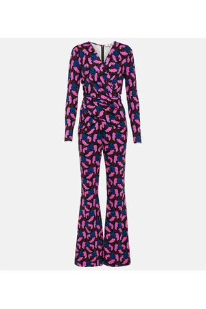 Diane von Furstenberg Mono Ursula de jersey estampado