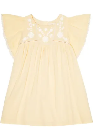Louise Misha Vestido Johanna en gasa de algodón