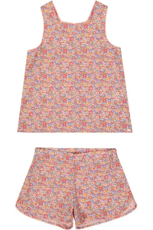 Tartine Et Chocolat Set de chaleco y shorts de algodón
