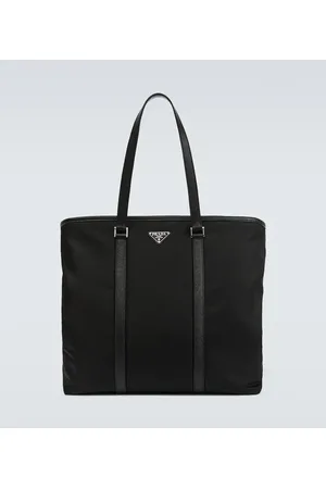Prada Tote de Re-Nylon con piel