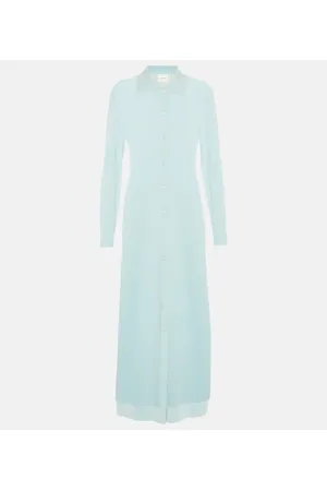 Lisa Yang Vestido camisero Erika de cachemir