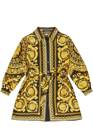 VERSACE Vestido Barocco en sarga de seda
