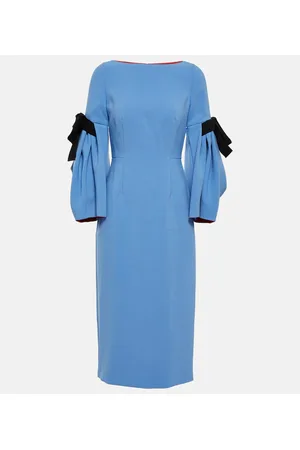 Roksanda Vestido midi Venturi de crepé