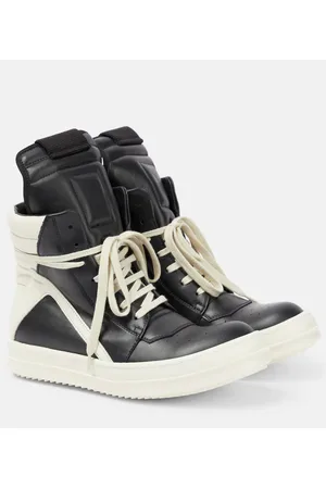 Rick Owens Zapatillas altas Geobasket de piel