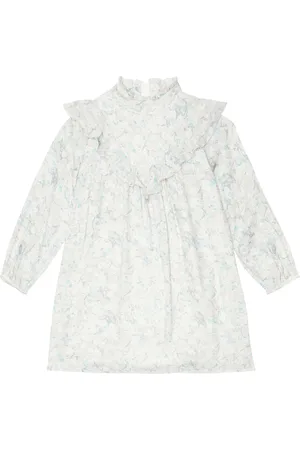 Chloé Chloé Kids Vestido de volantes estampado