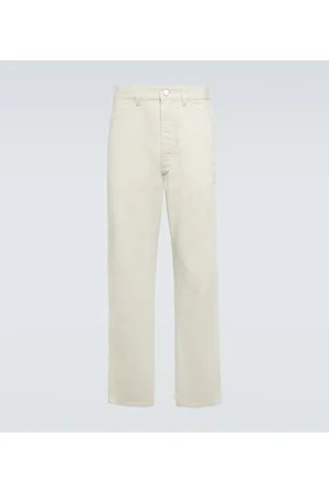 LEMAIRE Jeans rectos de tiro medio