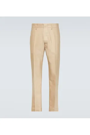 Tom Ford Pantalones chinos Military de algodón