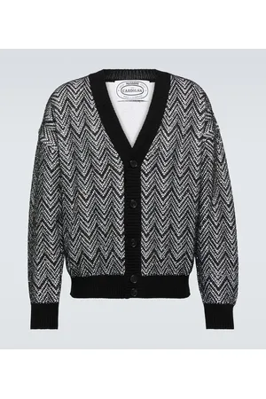 Missoni Cárdigan de mezcla de lana con zigzag