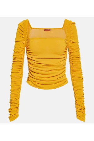Altuzarra Top Asgard de jersey fruncido