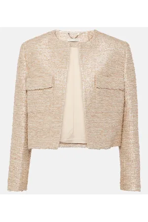 EMILIA WICKSTEAD Chaqueta Pheblia de tweed cropped