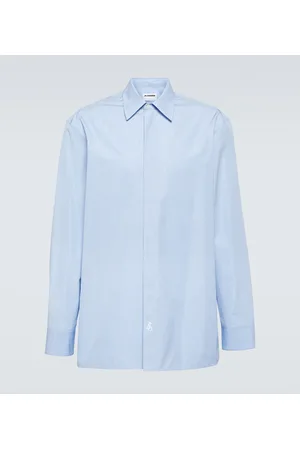 Jil Sander Camisa de algodón a rayas