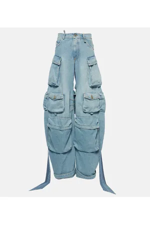 The Attico Jeans cargo con aberturas