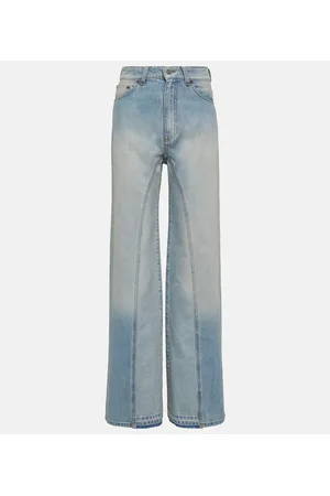 Victoria Beckham Jeans anchos de tiro alto