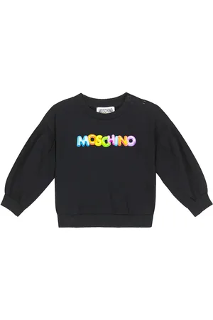 Moschino Bebé - sudadera de algodón estampada