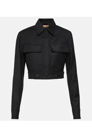 AYA MUSE Chaqueta cropped Myca de lana