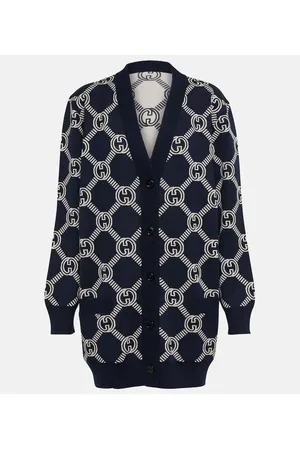 Gucci Cárdigan en mezcla de lana reversible GG