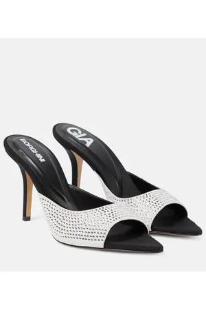 Gia Borghini Mules Perni 04 Uni de piel adornados