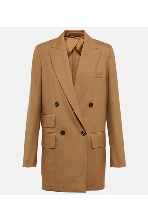 Max Mara Blazer Luglio de lana, mohair y seda