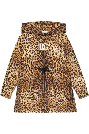 Dolce & Gabbana Vestido en jersey de algodón estampado