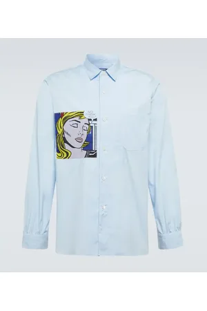 JUNYA WATANABE Camisa de cuadros en popelín de algodón
