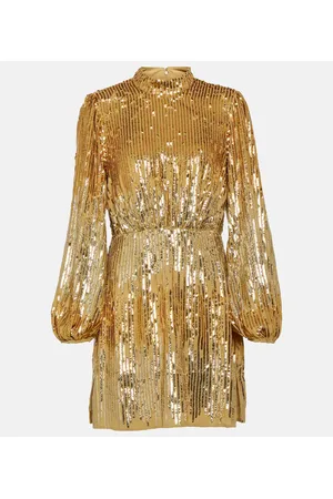 RIXO London Vestido corto Samantha con lentejuelas
