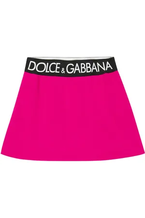 Dolce & Gabbana Falda de algodón con logo