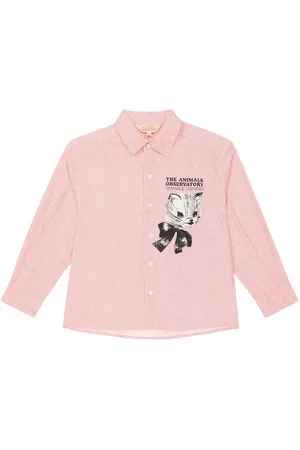 The Animals Observatory Camisa Wolf de algodón estampada