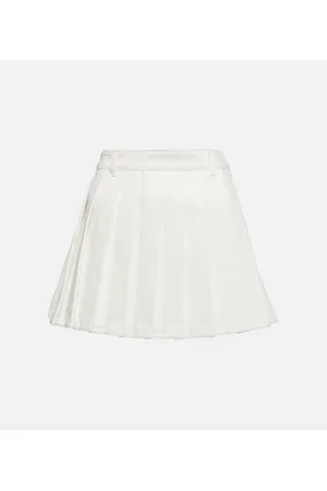 Salvatore Ferragamo Minifalda en denim de algodón