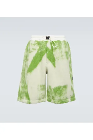 Y-3 Shorts en mezcla de lana estampados