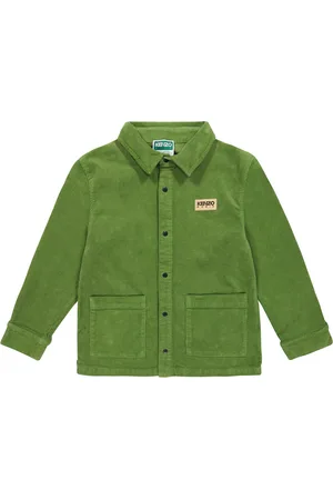Kenzo Sobrecamisa de terciopelo de algodón