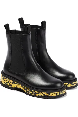 VERSACE Botines Stivalleto de piel