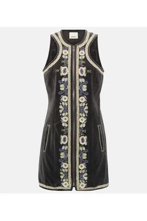 Isabel Marant Vestido corto Belila de algodón