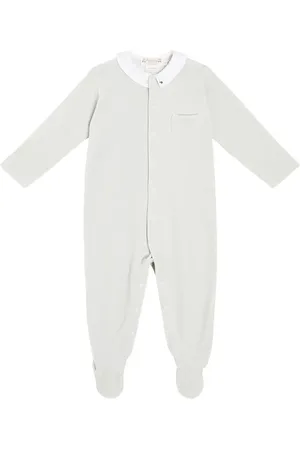 BONPOINT Bebé - body Tilouan de terciopelo de algodón