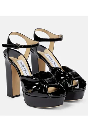 Jimmy Choo Sandalias Heloise 120 de charol