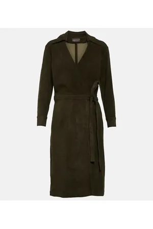 Stouls Vestido corto Ross de ante