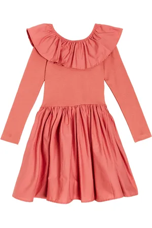 Molo Vestido de algodón con volantes